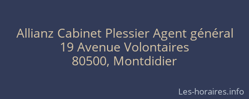 Allianz Cabinet Plessier Agent général