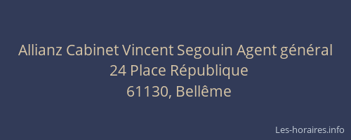 Allianz Cabinet Vincent Segouin Agent général
