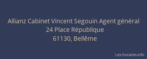Allianz Cabinet Vincent Segouin Agent g&eacute;n&eacute;ral