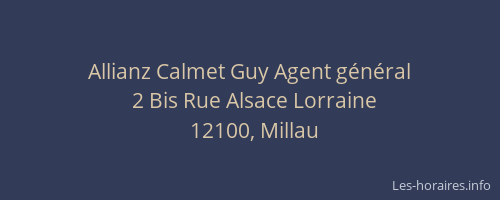Allianz Calmet Guy Agent général