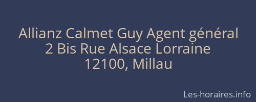 Allianz Calmet Guy Agent général