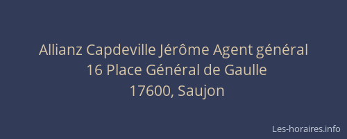 Allianz Capdeville Jérôme Agent général