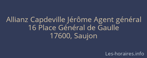 Allianz Capdeville Jérôme Agent général