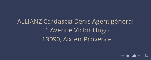 ALLIANZ Cardascia Denis Agent général