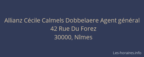 Allianz Cécile Calmels Dobbelaere Agent général