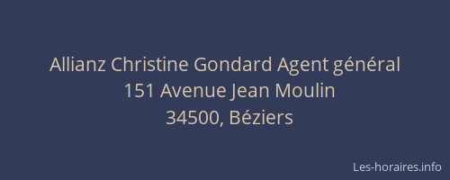 Allianz Christine Gondard Agent général