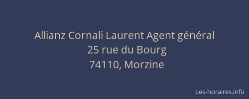 Allianz Cornali Laurent Agent général