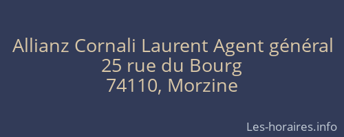 Allianz Cornali Laurent Agent général