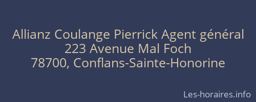 Allianz Coulange Pierrick Agent général