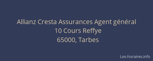 Allianz Cresta Assurances Agent général