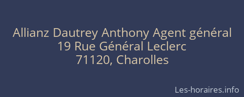 Allianz Dautrey Anthony Agent général