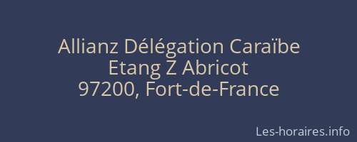Allianz Délégation Caraïbe