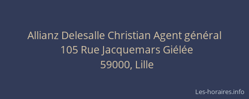 Allianz Delesalle Christian Agent général
