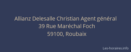 Allianz Delesalle Christian Agent général