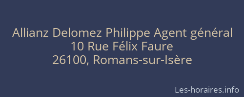 Allianz Delomez Philippe Agent général