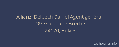 Allianz  Delpech Daniel Agent général
