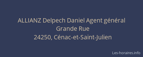 ALLIANZ Delpech Daniel Agent général
