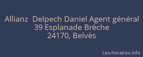 Allianz  Delpech Daniel Agent général