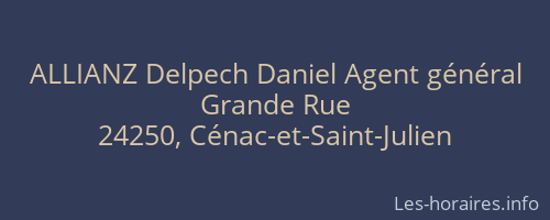 ALLIANZ Delpech Daniel Agent général