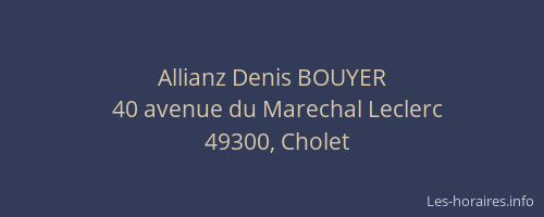 Allianz Denis BOUYER
