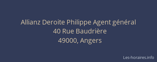 Allianz Deroite Philippe Agent général