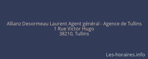 Allianz Desormeau Laurent Agent général - Agence de Tullins