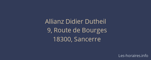 Allianz Didier Dutheil