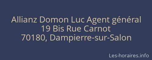 Allianz Domon Luc Agent général