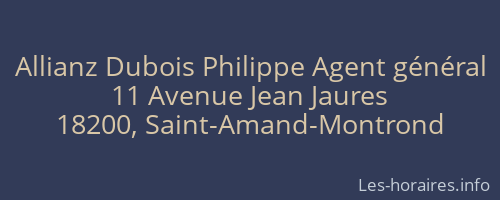Allianz Dubois Philippe Agent général