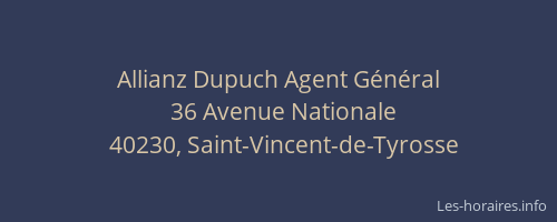 Allianz Dupuch Agent Général