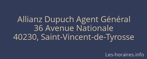 Allianz Dupuch Agent Général
