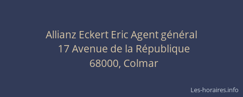 Allianz Eckert Eric Agent général