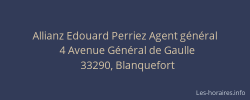 Allianz Edouard Perriez Agent g&eacute;n&eacute;ral