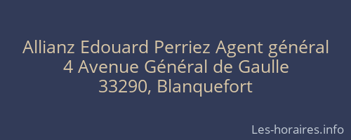 Allianz Edouard Perriez Agent général