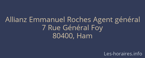 Allianz Emmanuel Roches Agent général