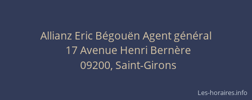 Allianz Eric Bégouën Agent général
