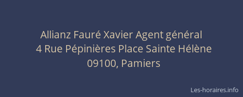 Allianz Fauré Xavier Agent général