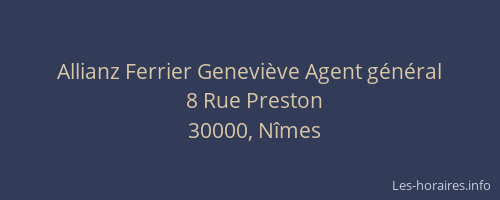 Allianz Ferrier Geneviève Agent général
