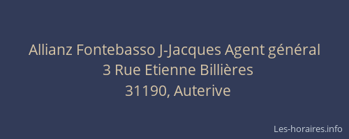 Allianz Fontebasso J-Jacques Agent général