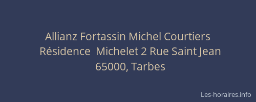 Allianz Fortassin Michel Courtiers
