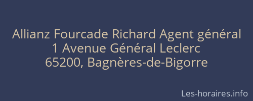 Allianz Fourcade Richard Agent général
