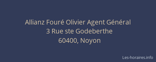 Allianz Fouré Olivier Agent Général