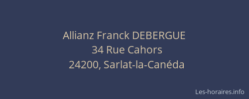 Allianz Franck DEBERGUE