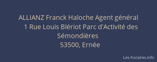 ALLIANZ Franck Haloche Agent général