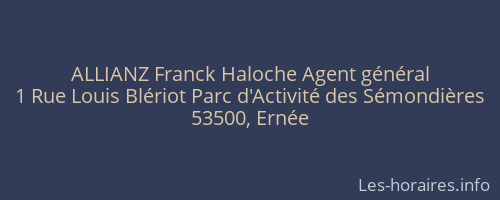 ALLIANZ Franck Haloche Agent général