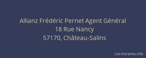 Allianz Frédéric Pernet Agent Général