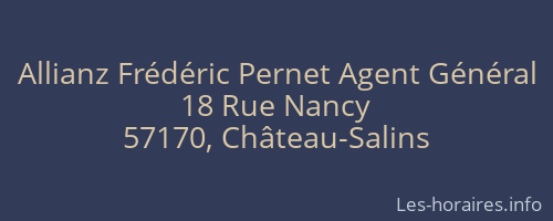 Allianz Frédéric Pernet Agent Général