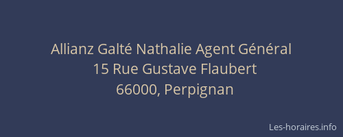 Allianz Galté Nathalie Agent Général