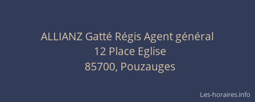 ALLIANZ Gatté Régis Agent général