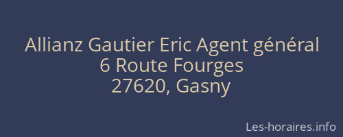 Allianz Gautier Eric Agent général